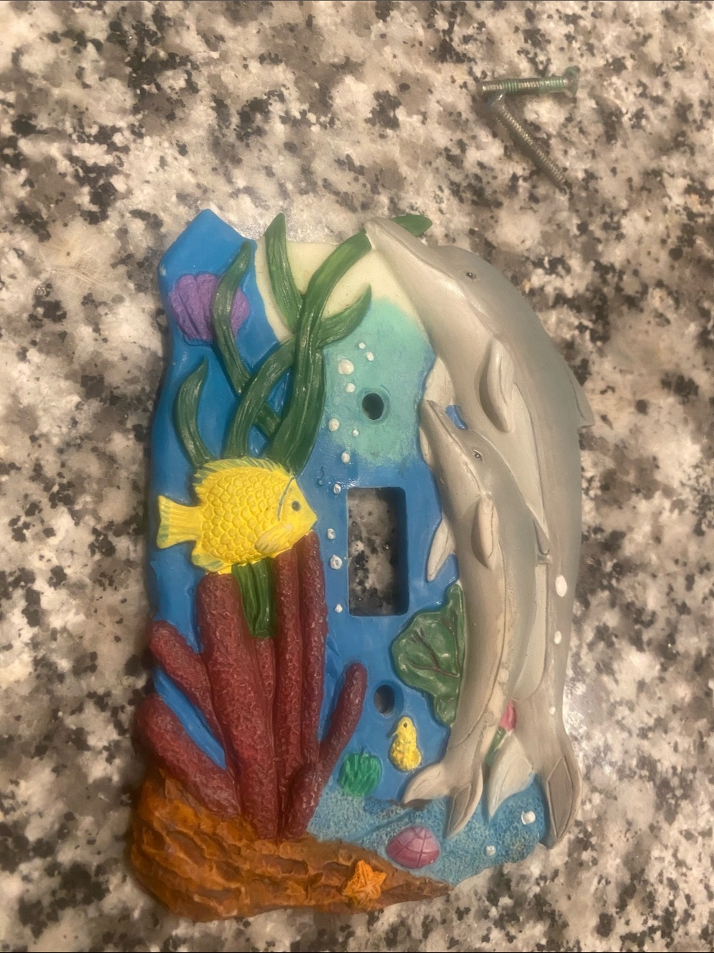 Under the sea Dolphin Light Switch Cover